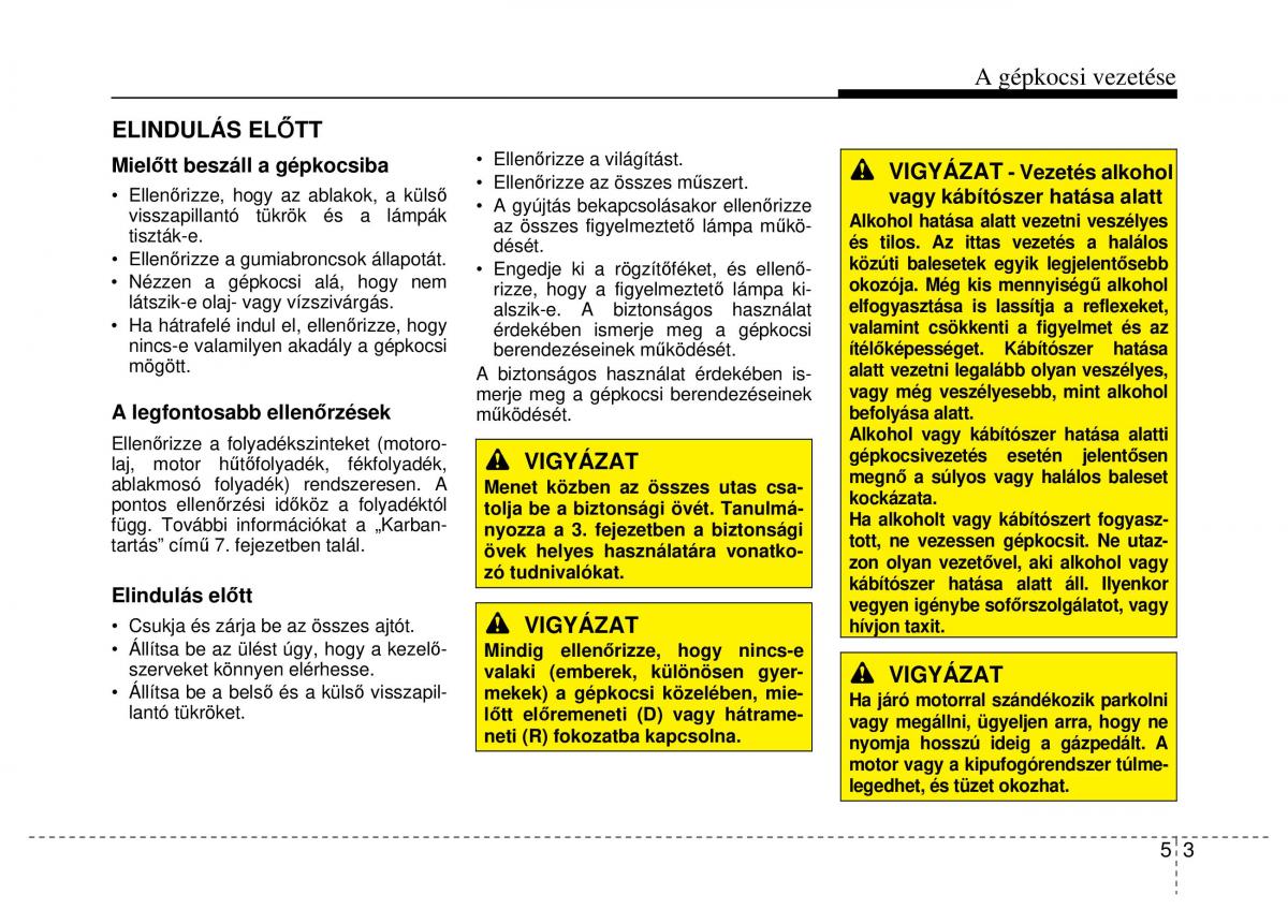 Hyundai ix20 Kezelesi utmutato / page 227