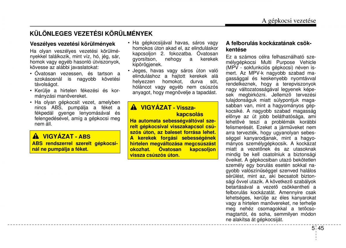 Hyundai ix20 Kezelesi utmutato / page 269