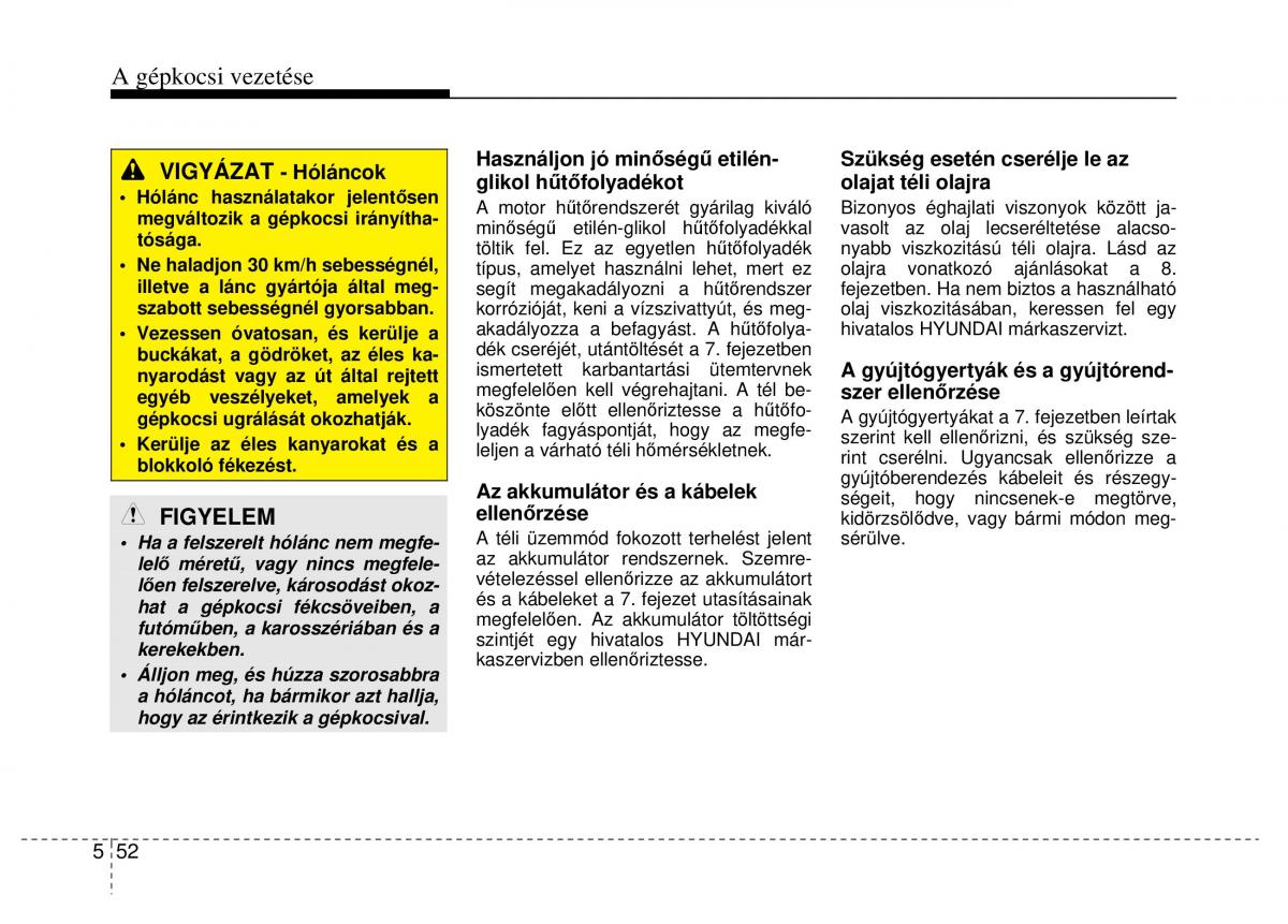 Hyundai ix20 Kezelesi utmutato / page 276