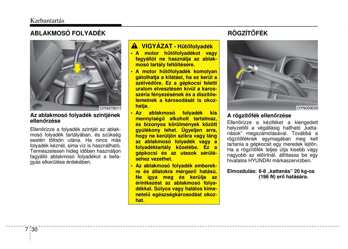 Hyundai ix20 Kezelesi utmutato / page 348