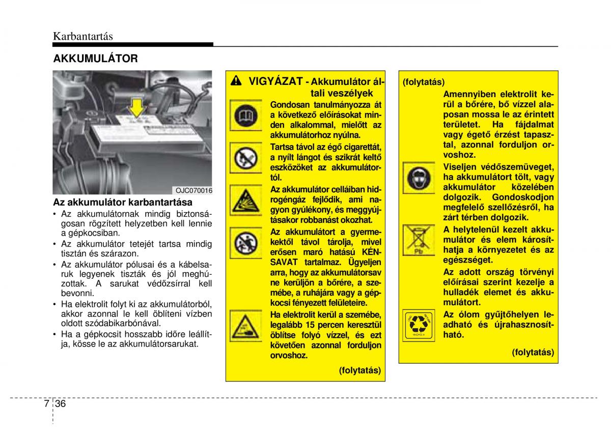 Hyundai ix20 Kezelesi utmutato / page 354