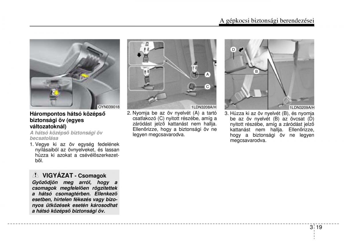 Hyundai ix20 Kezelesi utmutato / page 41