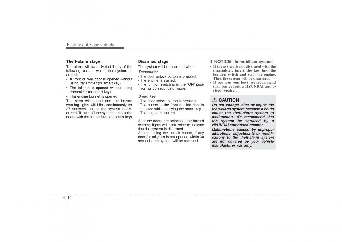 Hyundai ix35 Tucson II 2 owners manual / page 99