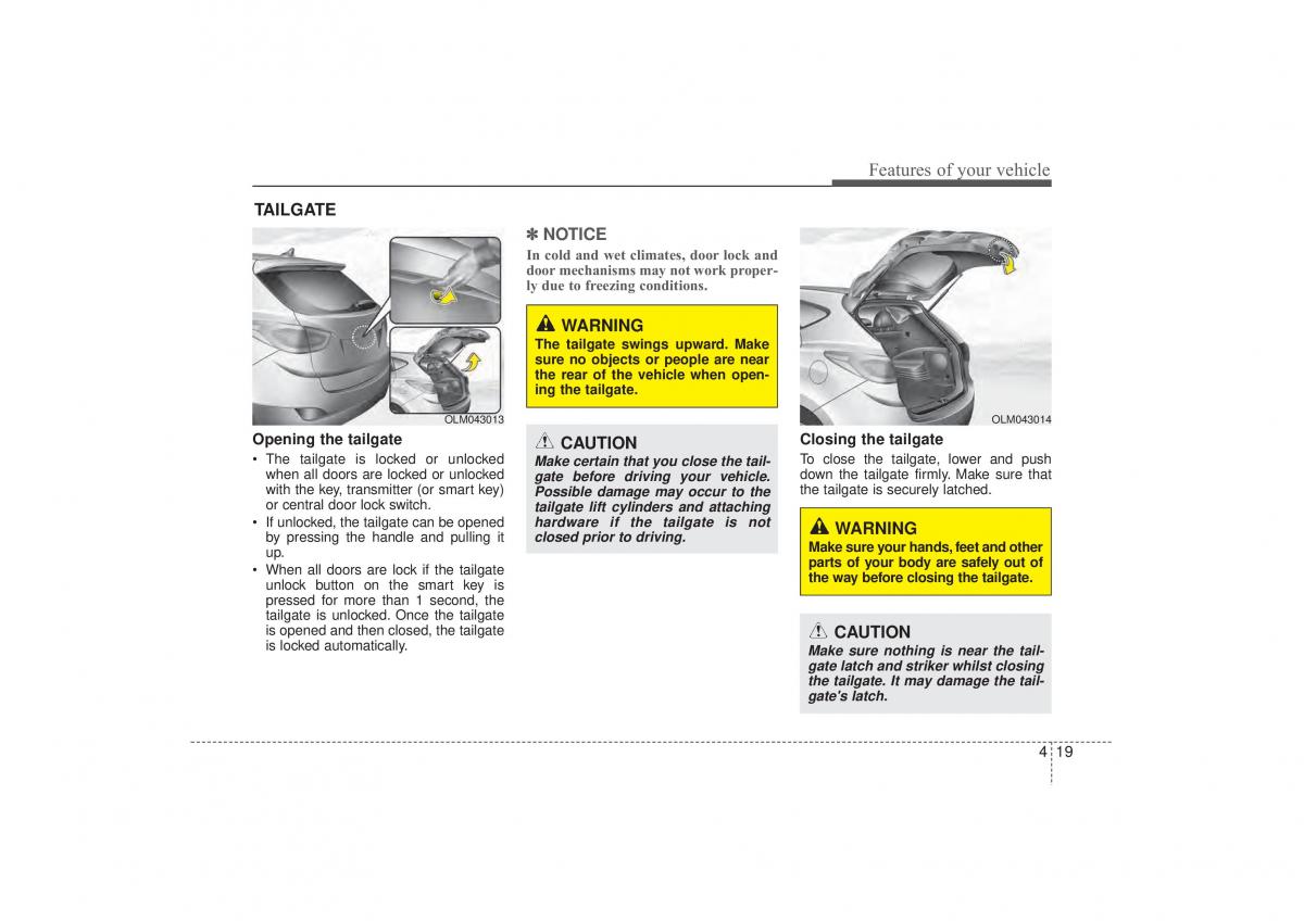 Hyundai ix35 Tucson II 2 owners manual / page 104