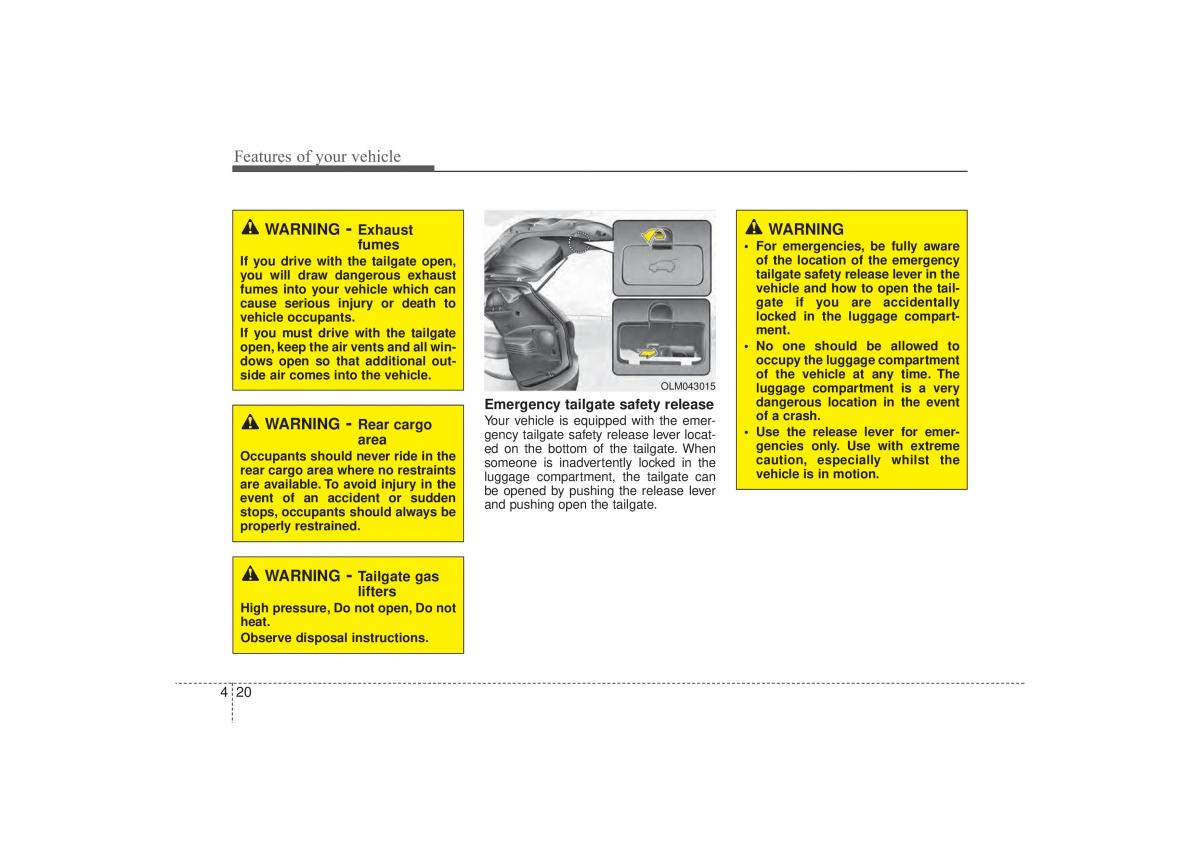 Hyundai ix35 Tucson II 2 owners manual / page 105