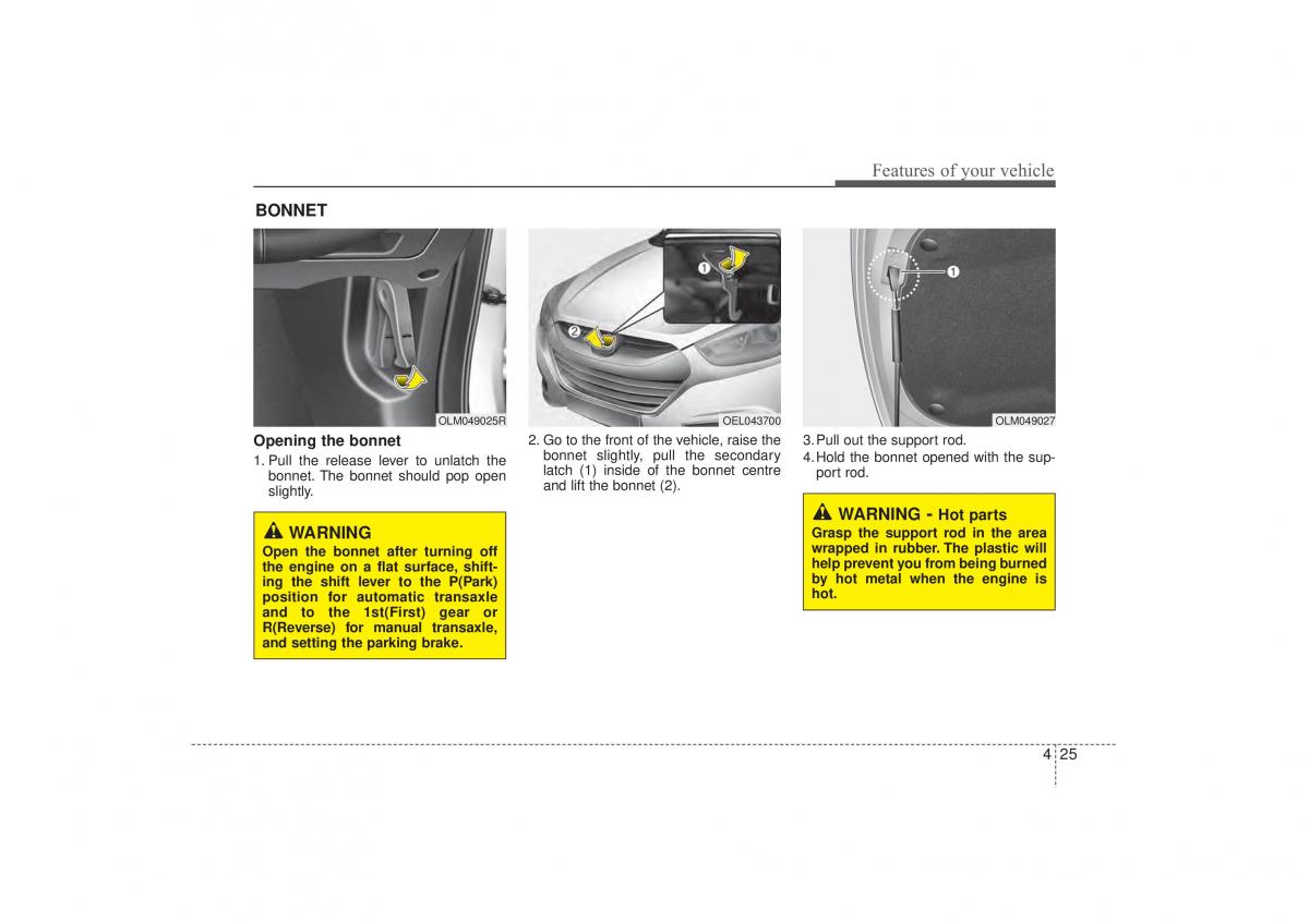 Hyundai ix35 Tucson II 2 owners manual / page 110