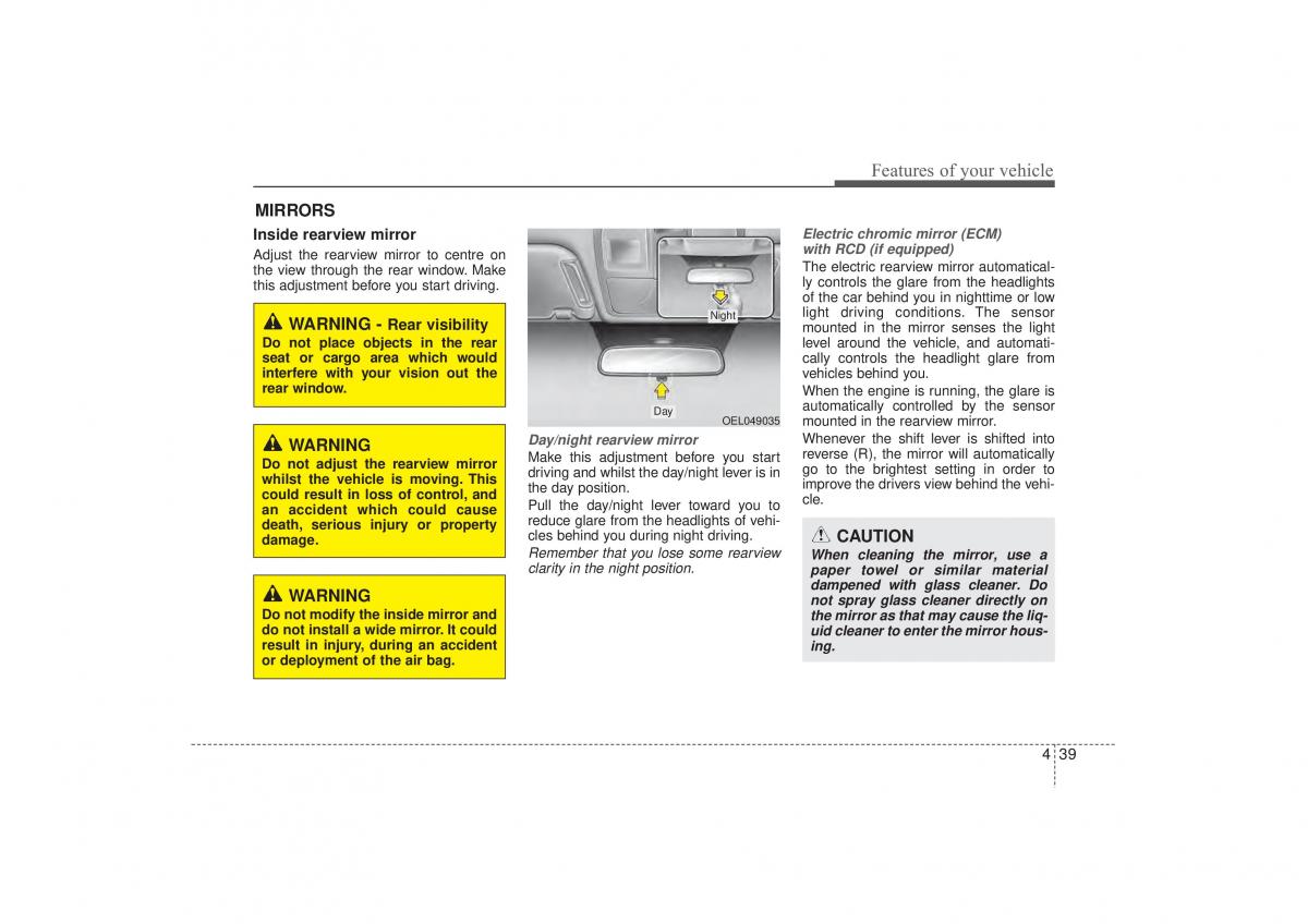 Hyundai ix35 Tucson II 2 owners manual / page 124