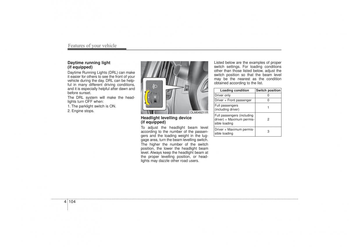 Hyundai ix35 Tucson II 2 owners manual / page 189