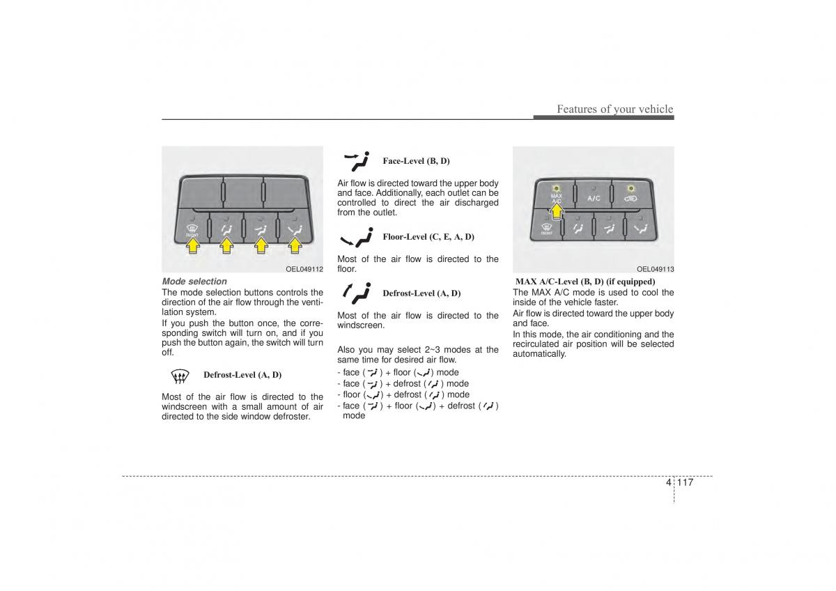 Hyundai ix35 Tucson II 2 owners manual / page 202