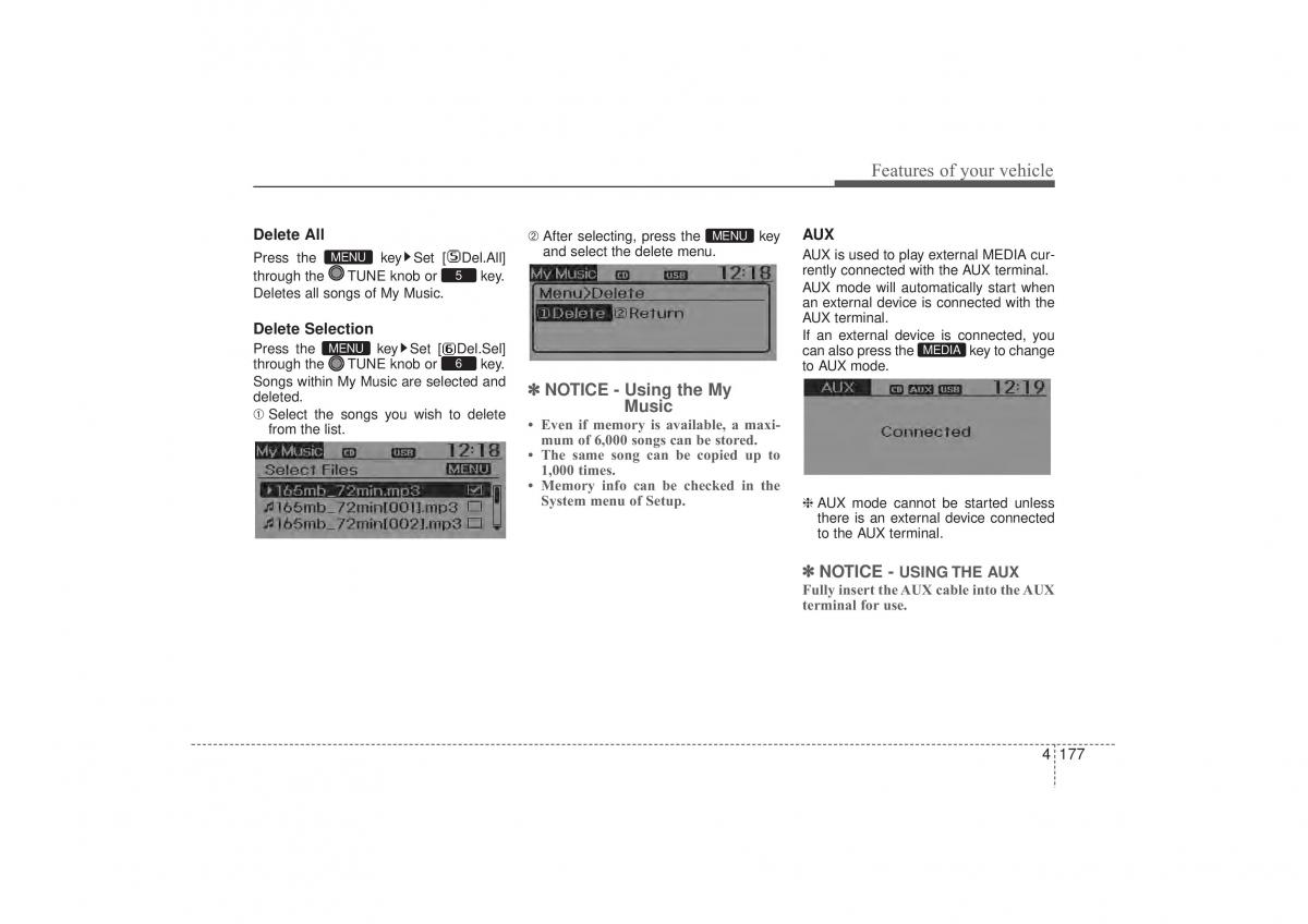 Hyundai ix35 Tucson II 2 owners manual / page 262