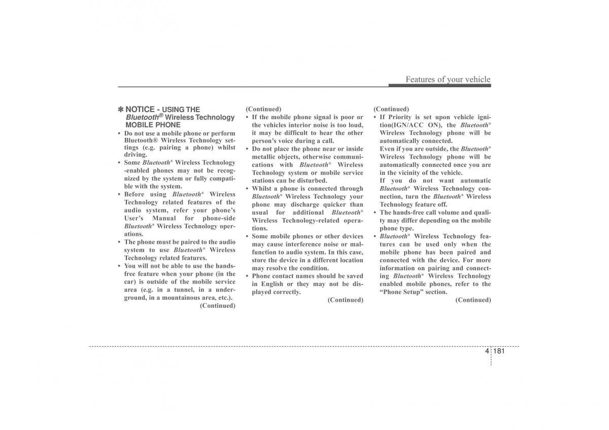 Hyundai ix35 Tucson II 2 owners manual / page 266