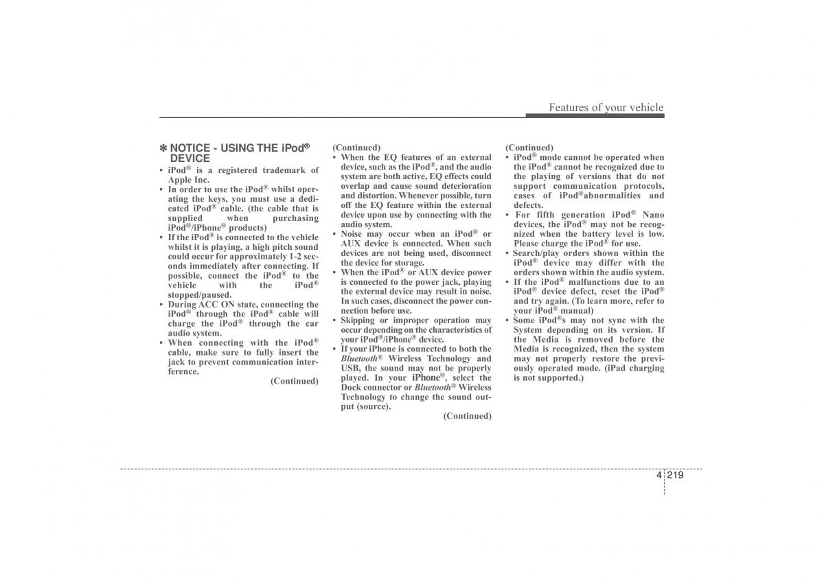 Hyundai ix35 Tucson II 2 owners manual / page 304