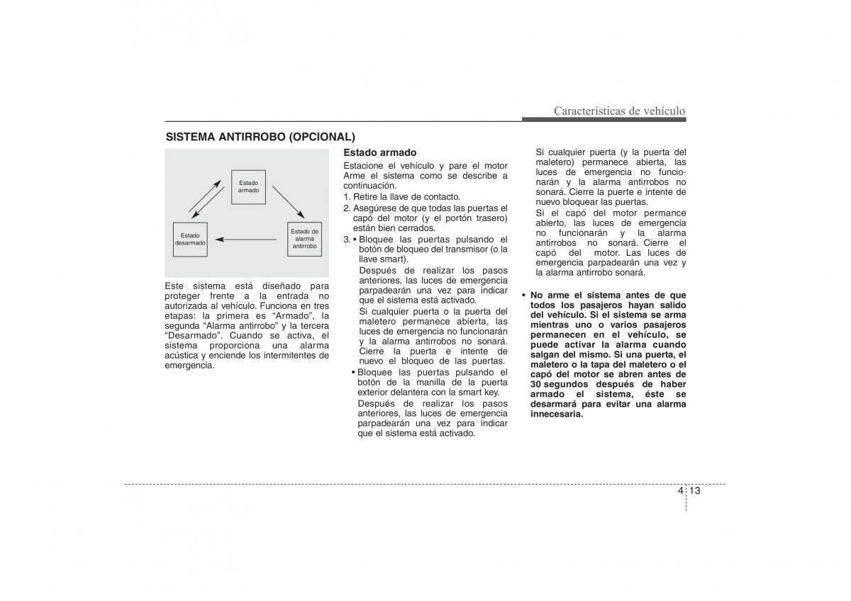 Hyundai ix35 Tucson II 2 manual del propietario / page 100