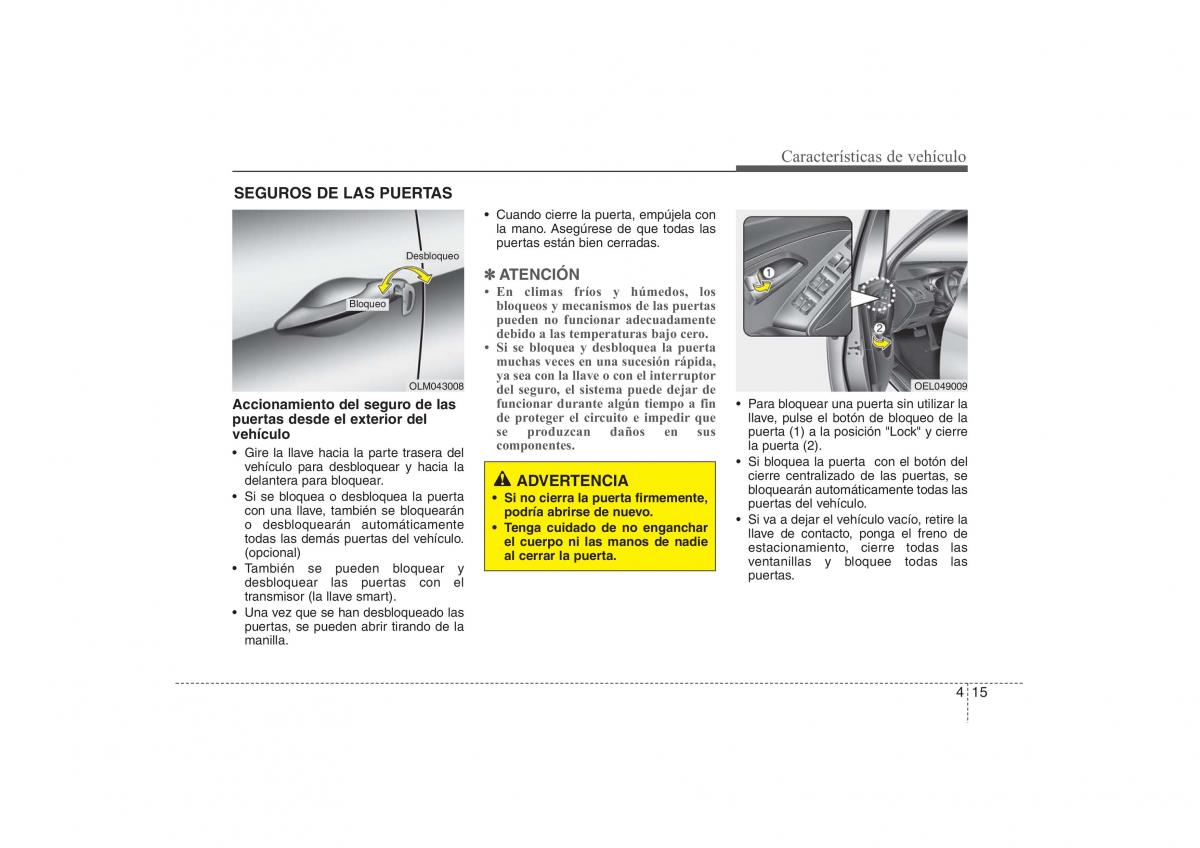 Hyundai ix35 Tucson II 2 manual del propietario / page 102