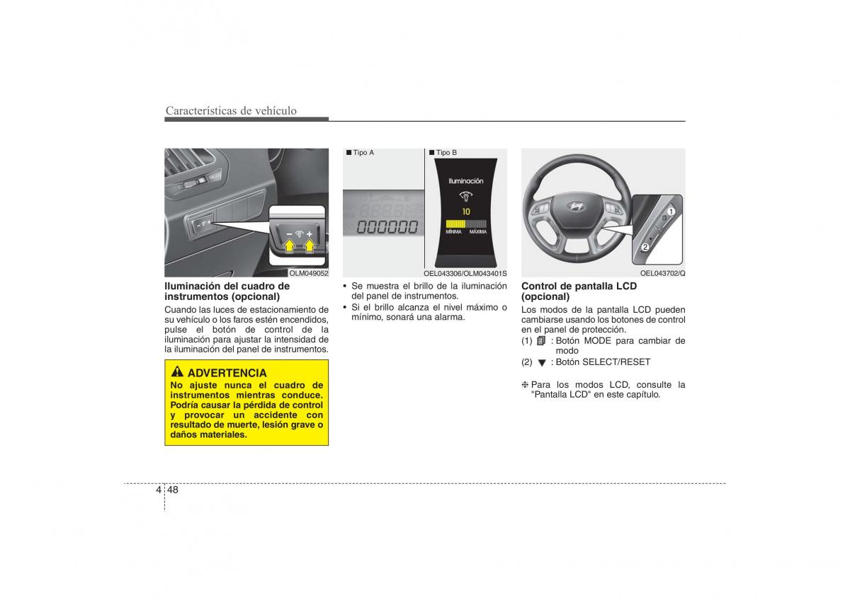 Hyundai ix35 Tucson II 2 manual del propietario / page 135