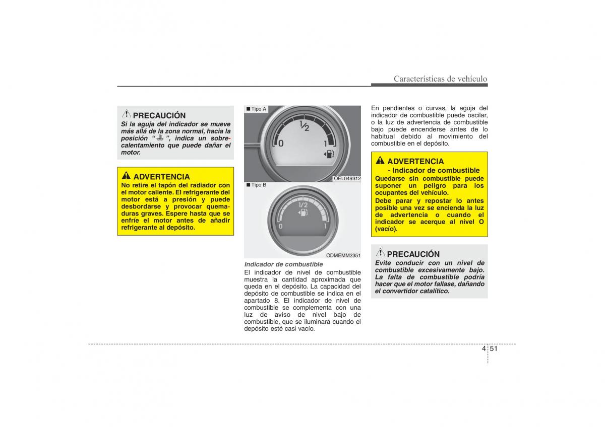 Hyundai ix35 Tucson II 2 manual del propietario / page 138