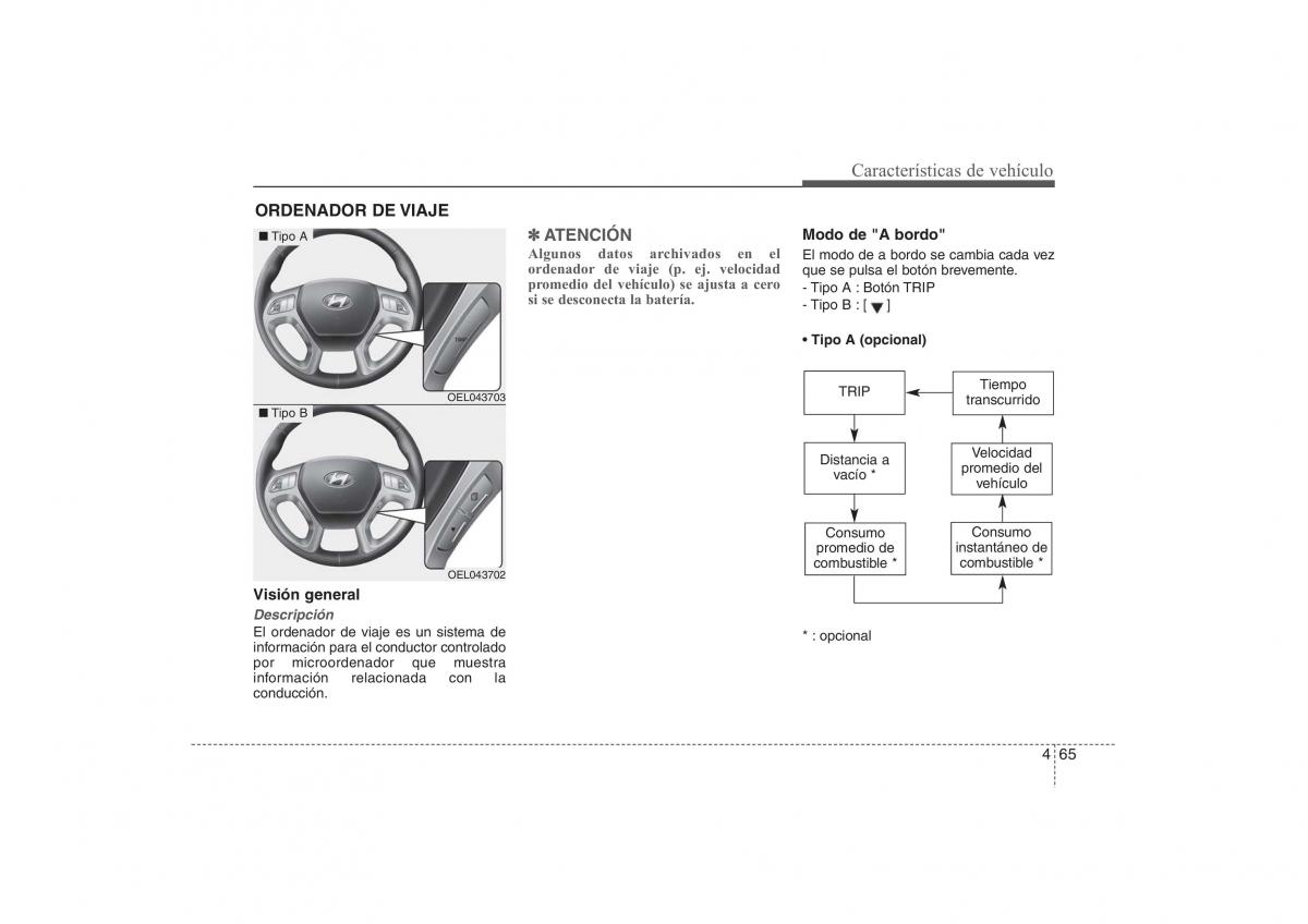 Hyundai ix35 Tucson II 2 manual del propietario / page 152