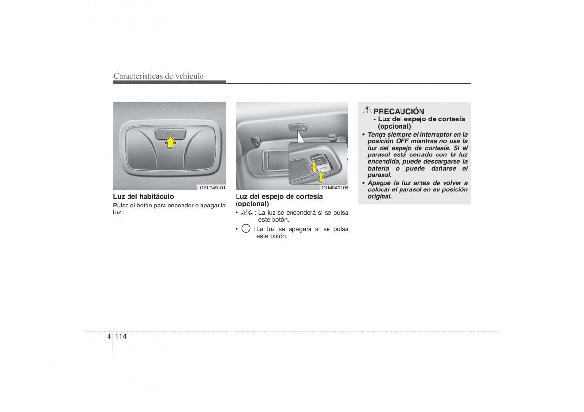 Hyundai ix35 Tucson II 2 manual del propietario / page 201