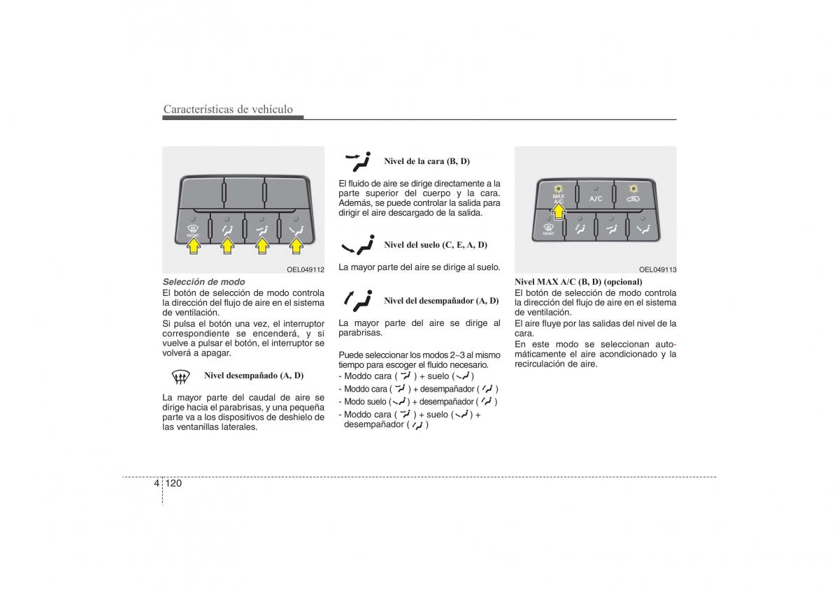 Hyundai ix35 Tucson II 2 manual del propietario / page 207