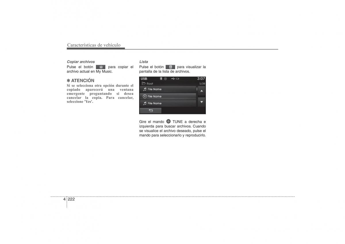 Hyundai ix35 Tucson II 2 manual del propietario / page 309