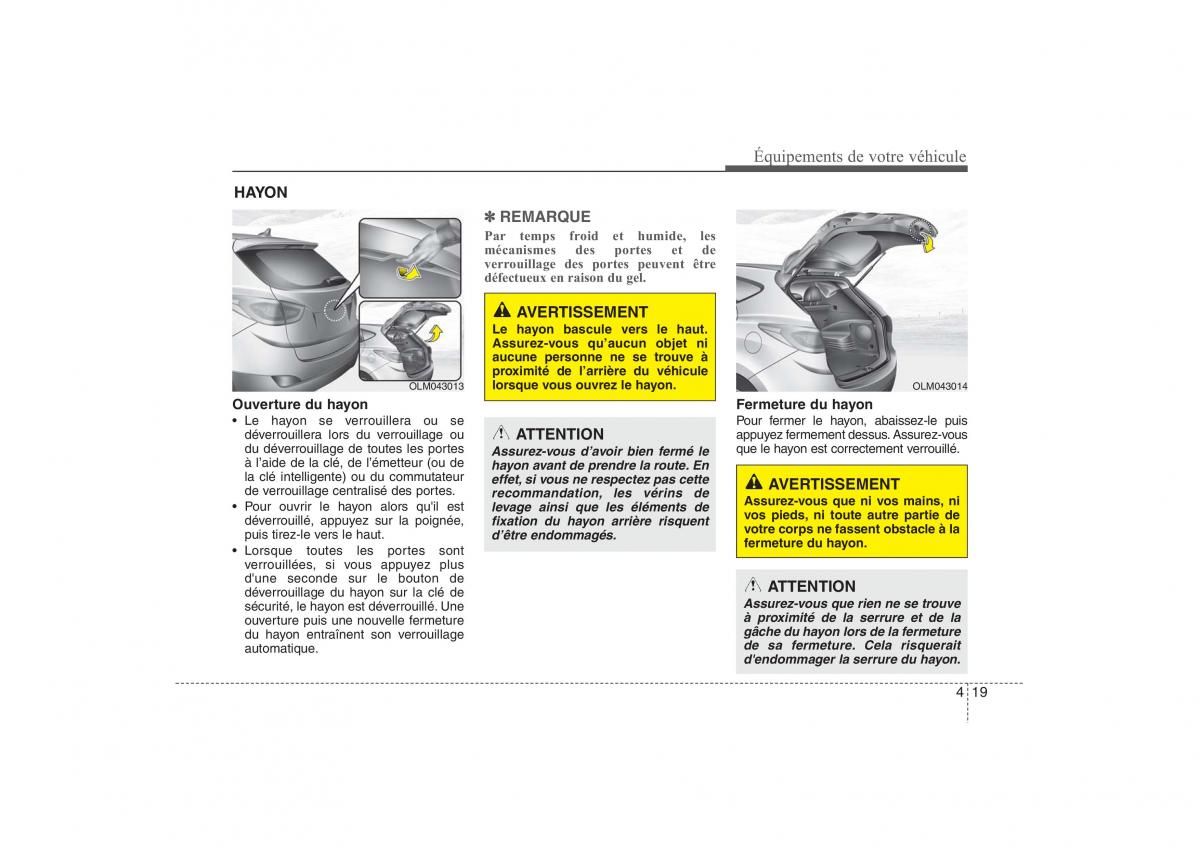 Hyundai ix35 Tucson II 2 manuel du proprietaire / page 109