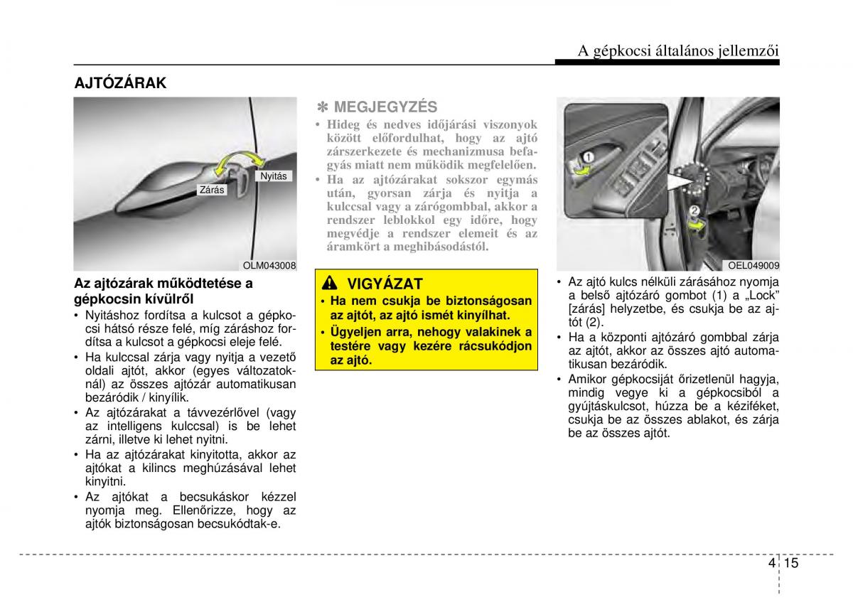 Hyundai ix35 Tucson II 2 Kezelesi utmutato / page 107