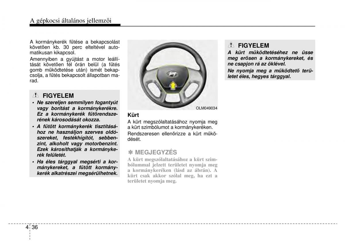 Hyundai ix35 Tucson II 2 Kezelesi utmutato / page 128