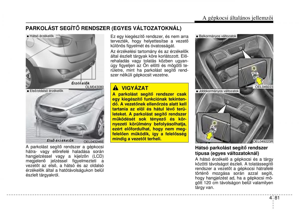 Hyundai ix35 Tucson II 2 Kezelesi utmutato / page 173