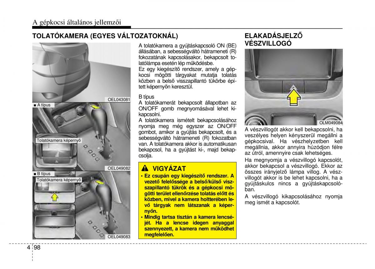 Hyundai ix35 Tucson II 2 Kezelesi utmutato / page 190