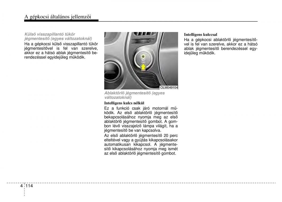 Hyundai ix35 Tucson II 2 Kezelesi utmutato / page 206