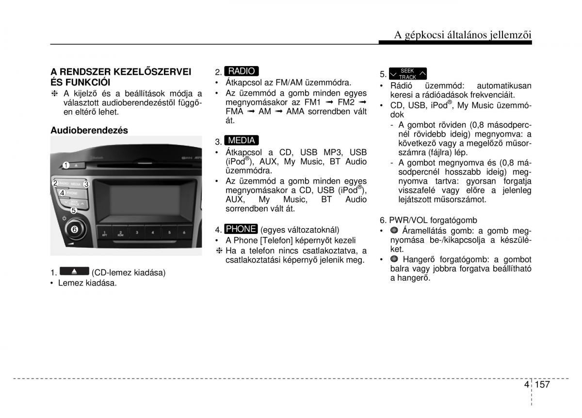 Hyundai ix35 Tucson II 2 Kezelesi utmutato / page 249