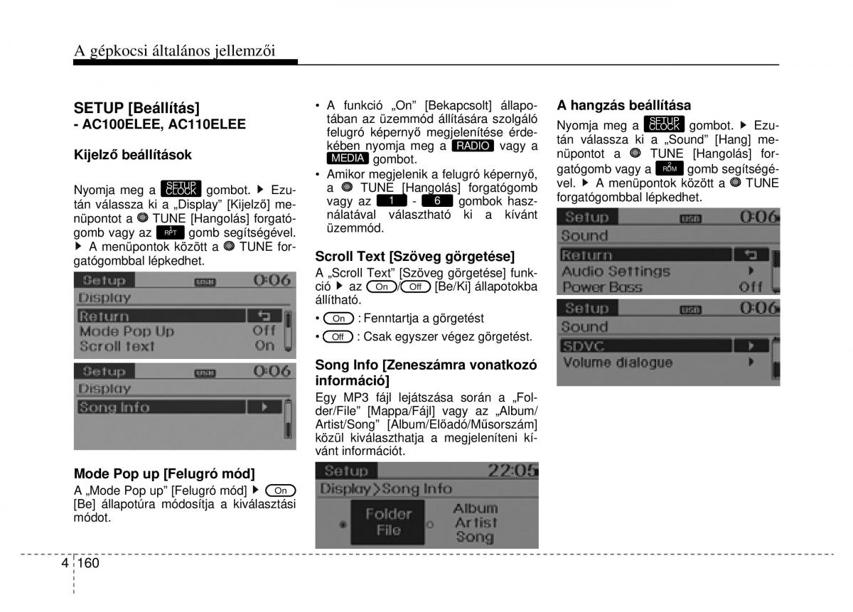 Hyundai ix35 Tucson II 2 Kezelesi utmutato / page 252