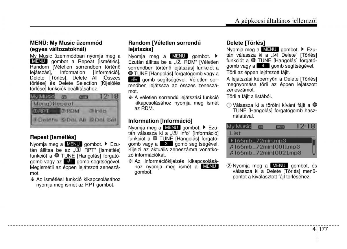 Hyundai ix35 Tucson II 2 Kezelesi utmutato / page 269