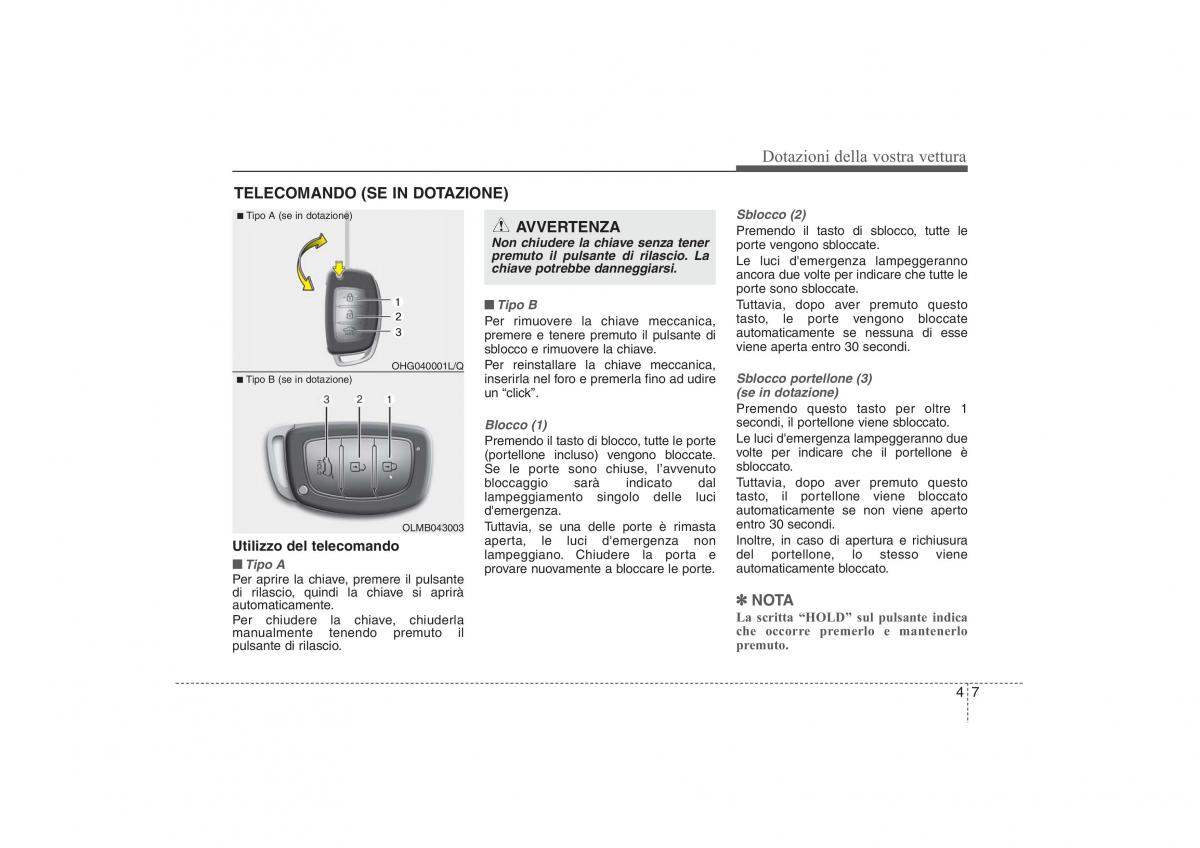 Hyundai ix35 Tucson II 2 manuale del proprietario / page 96