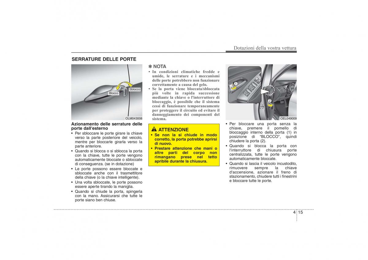 Hyundai ix35 Tucson II 2 manuale del proprietario / page 104