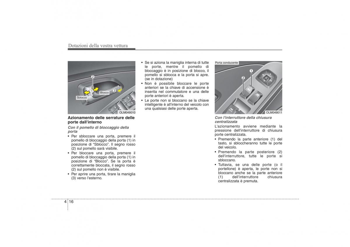 Hyundai ix35 Tucson II 2 manuale del proprietario / page 105