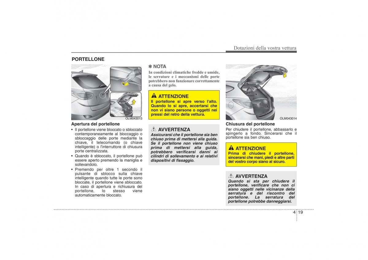 Hyundai ix35 Tucson II 2 manuale del proprietario / page 108