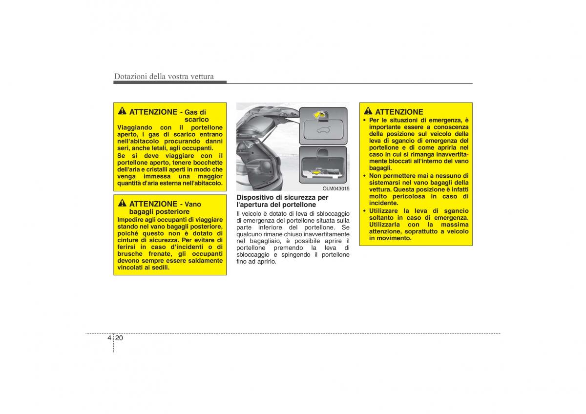 Hyundai ix35 Tucson II 2 manuale del proprietario / page 109