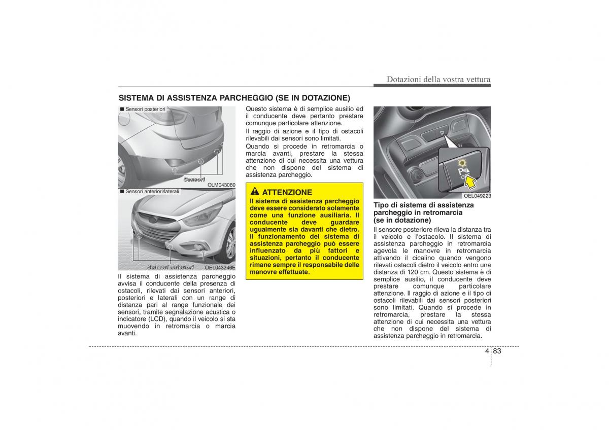 Hyundai ix35 Tucson II 2 manuale del proprietario / page 172