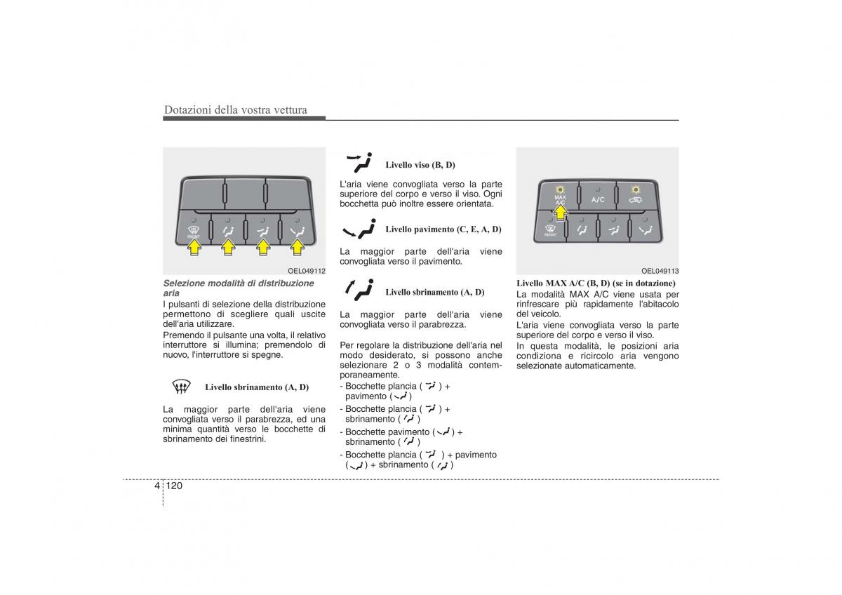 Hyundai ix35 Tucson II 2 manuale del proprietario / page 209