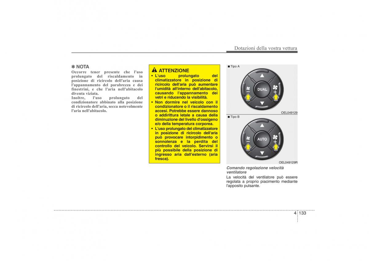 Hyundai ix35 Tucson II 2 manuale del proprietario / page 222