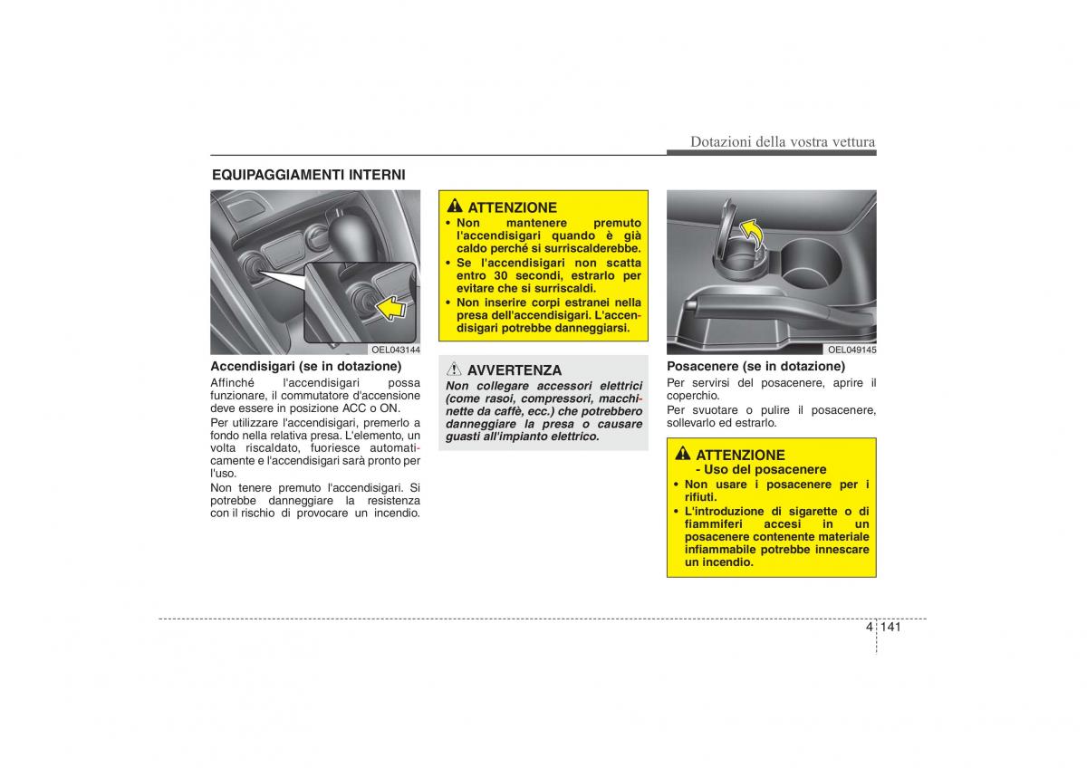 Hyundai ix35 Tucson II 2 manuale del proprietario / page 230