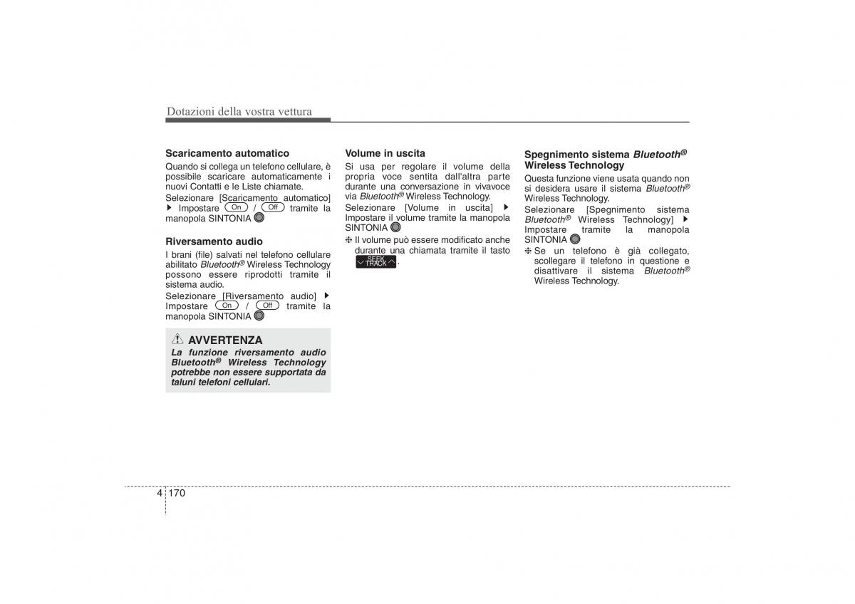 Hyundai ix35 Tucson II 2 manuale del proprietario / page 259