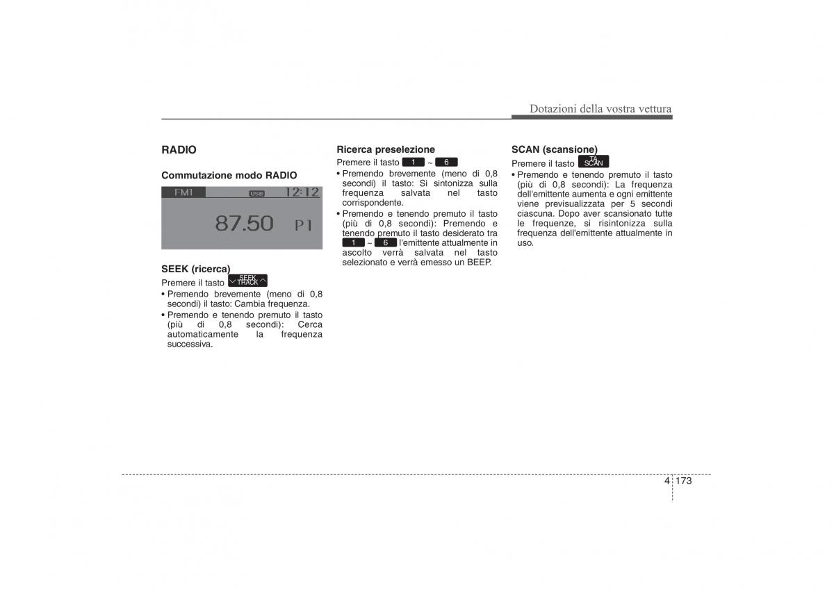 Hyundai ix35 Tucson II 2 manuale del proprietario / page 262