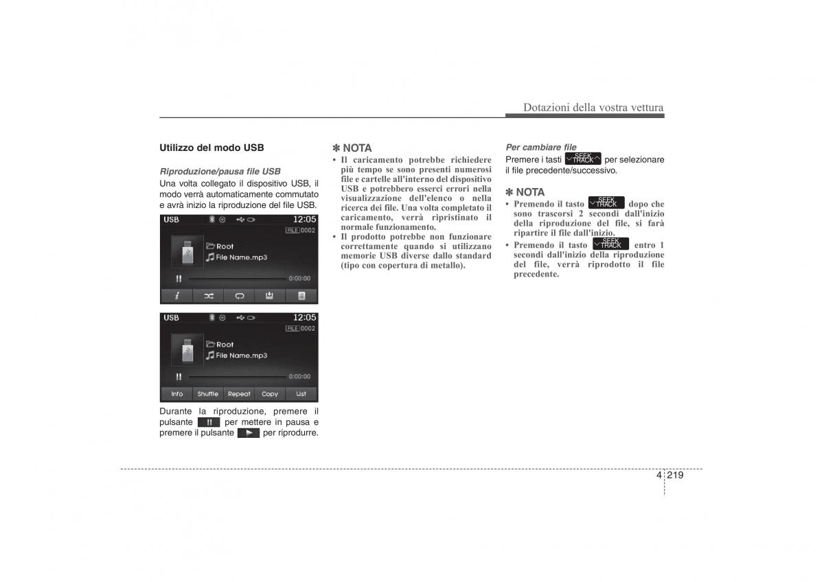 Hyundai ix35 Tucson II 2 manuale del proprietario / page 308