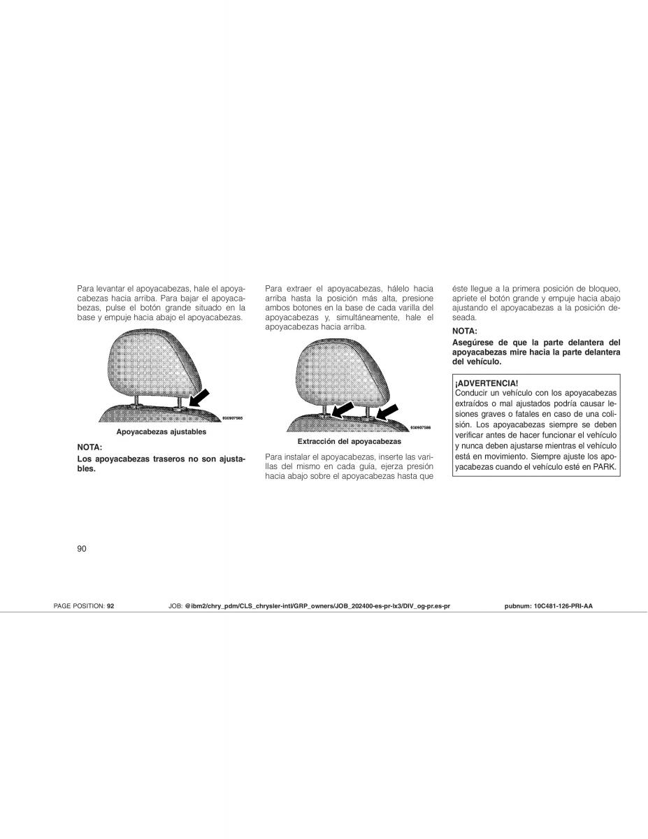 Chrysler 300C I 1 manual del propietario / page 93