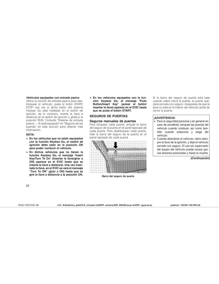 Chrysler 300C I 1 manual del propietario / page 25