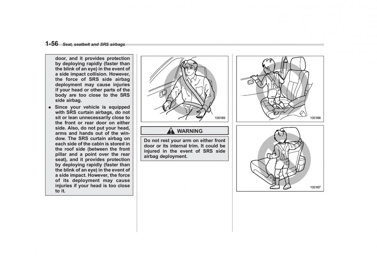 Subaru Outback Legacy III 3 owners manual / page 81