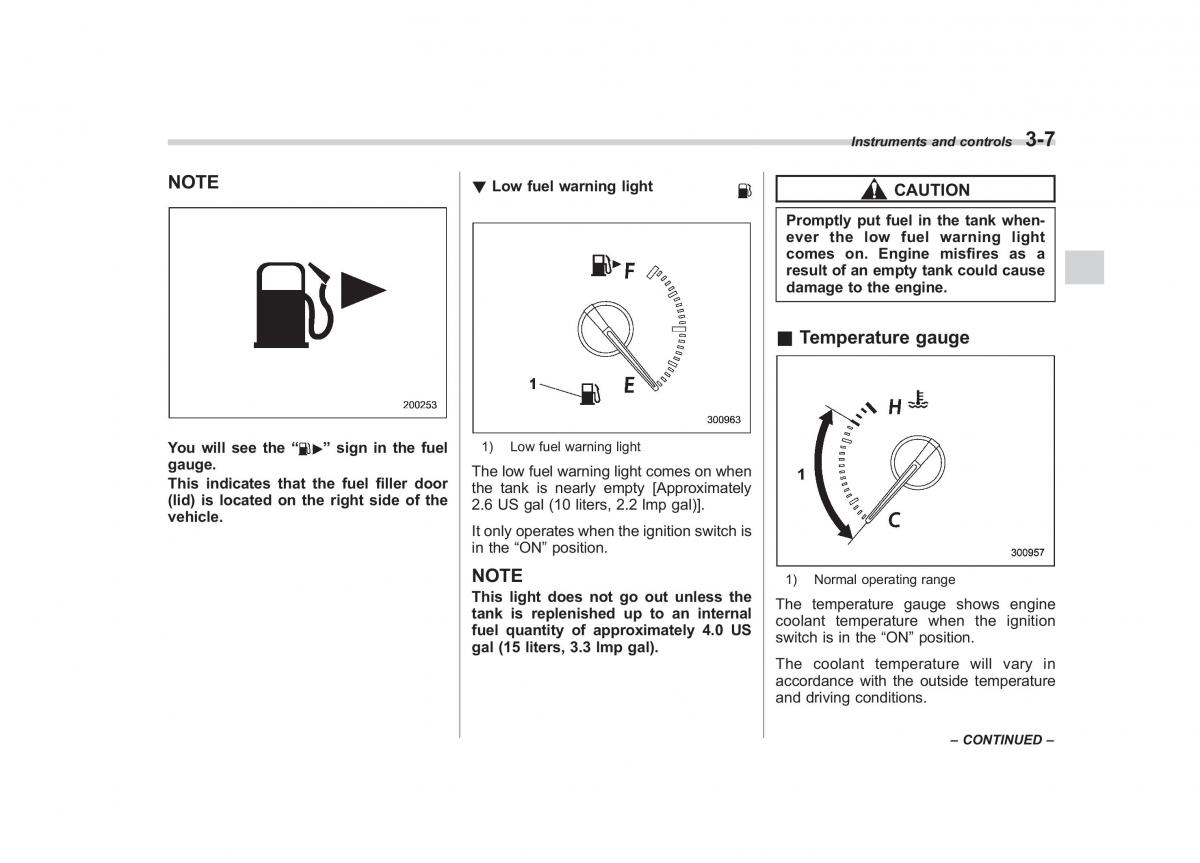 Subaru Outback Legacy III 3 owners manual / page 126