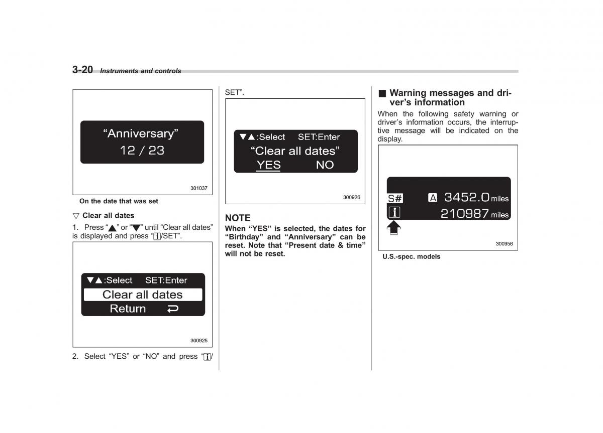 Subaru Outback Legacy III 3 owners manual / page 139